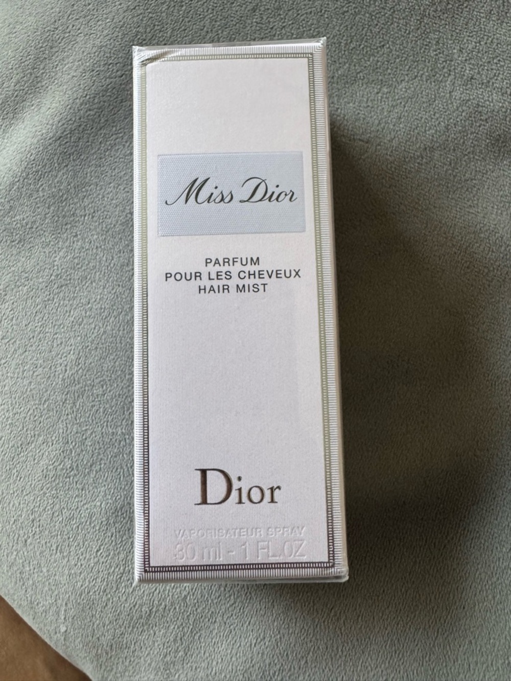 Dior Miss Dior Hair Mist — White with Light Blue Label
